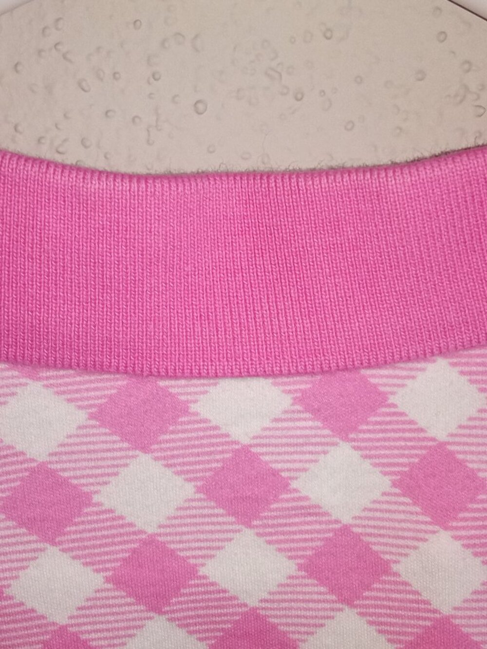Perfectly Soft Pink Women's 100% Cotton Polo Top 3/4 Sleeve Collar Neckline - Picture 12 of 13
